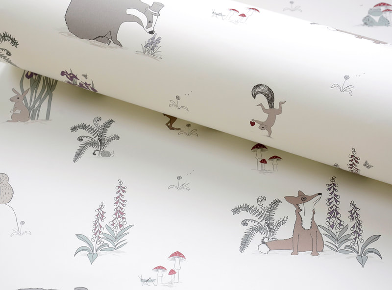 An interview with Jo Martin from Little Letter Studio with Mumfidential. Jo discusses her new children's wallpaper range.